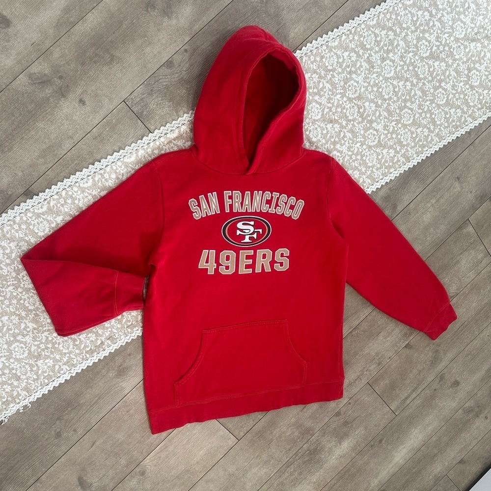 Fanatics San Francisco 49ers Hoodie Sweatshirt Youth Size XL NFL Pullover - Picture 10 of 12